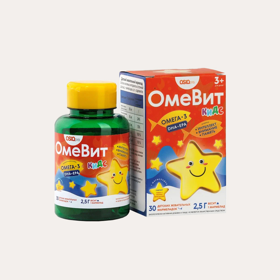 ОмеВит Кидс детский с 3-х лет (Омега 3)
