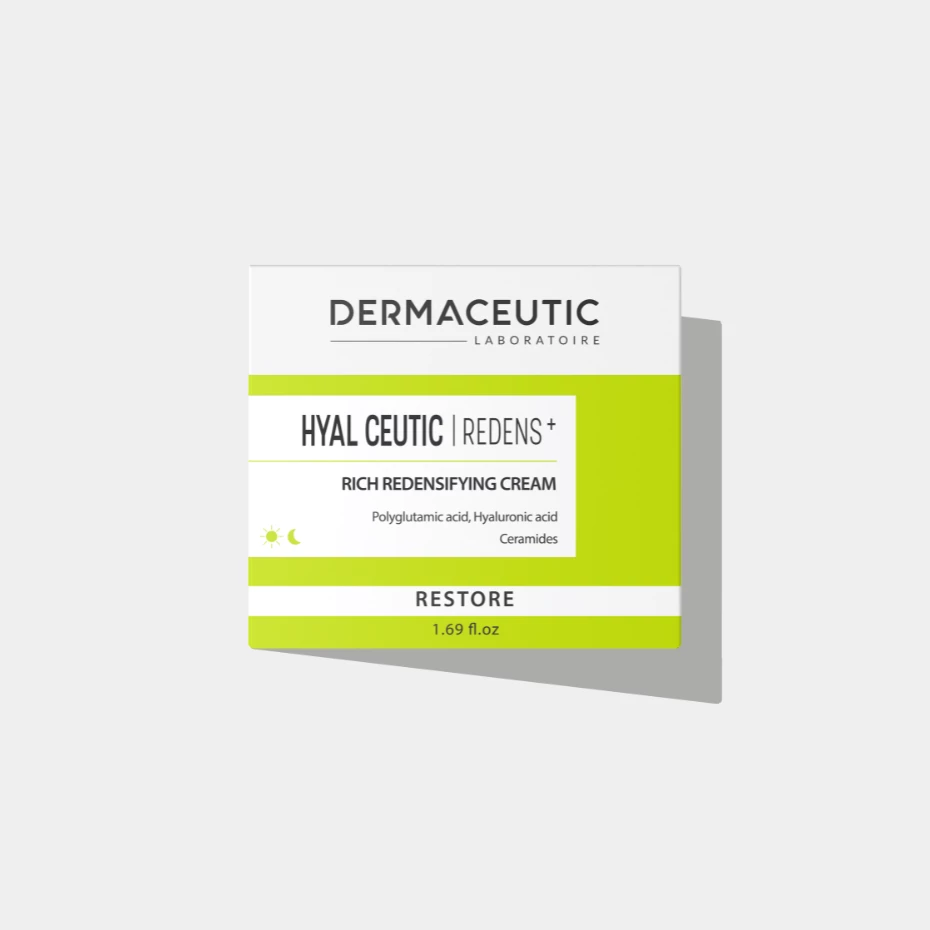 Dermaceutic Hyal Ceutic Redens+. Насыщенный ремоделирующий крем с гиалуроновой и полиглутаминовой кислотой